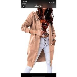 PRETTY GARDEN Women's Zip Up Hoodies Casual Long Sleeve Tunic Sweatshirts...